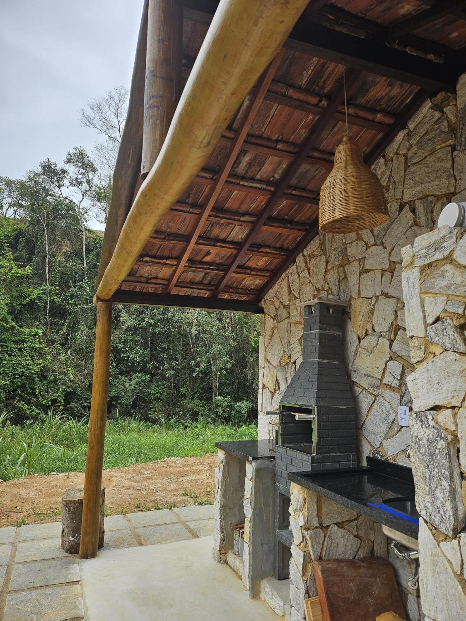 Casa Di Pedra Com Linda Vista Para Natureza - Miguel Pereira Exterior foto