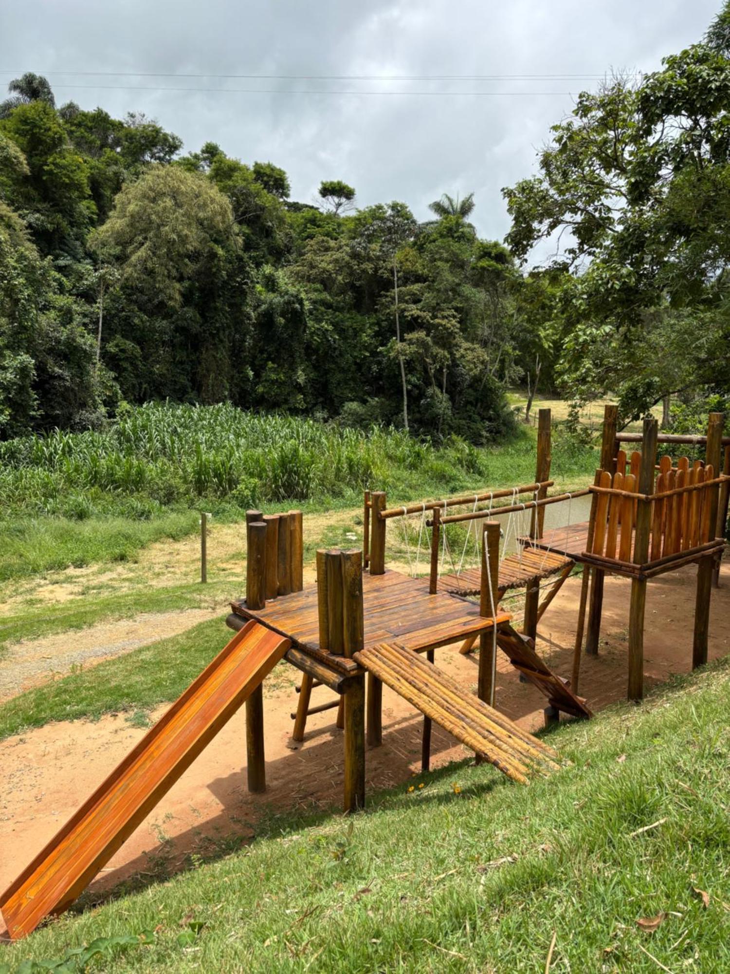 Casa Di Pedra Com Linda Vista Para Natureza - Miguel Pereira Exterior foto